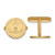 Gold Plated 925 Silver Georgia Institute of Technology Crest Cuff Links LogoArt