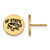 Gold Plated 925 Silver San Francisco State U Sm Enamel Disc Earrings by LogoArt