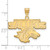 Image of Gold Plated 925 Silver Southern Illinois University Lg LogoArt Pendant GP016SIU