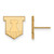 Gold Plated 925 Silver University of Illinois Sm Post LogoArt Earrings GP050UIL