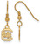 Image of Gold Plated 925 Silver University of South Carolina XS Earrings LogoArt GP006USO