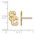 Image of Gold Plated 925 Silver University of Southern California Earrings LogoArt GP009