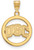 Image of Gold Plated 925 Silver University of Southern California Pendant LogoArt GP044