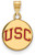 Image of Gold Plated 925 Silver University of Southern California Pendant LogoArt GP047