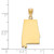 Image of Gold Plated Sterling Silver Alabama AL State Pendant