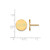 Gold Plated Sterling Silver Alpha Epsilon Phi Post Earrings by LogoArt GP032AEP