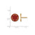Gold Plated Sterling Silver Alpha Sigma Alpha Post Earrings by LogoArt GP019ASI