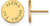 Image of Gold Plated Sterling Silver Alpha Sigma Tau Post Earrings by LogoArt GP020ALS