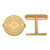 Gold Plated Sterling Silver Baylor University Crest Cuff Links by LogoArt