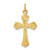 Image of Gold Plated Sterling Silver Cross Charm