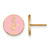 Gold Plated Sterling Silver Delta Gamma Enamel Post Earrings by LogoArt GP046DG