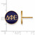 Image of Gold Plated Sterling Silver Delta Phi Epsilon Post Earrings by LogoArt GP031DPH