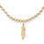 Gold Plated Sterling Silver Florida State University Anklet by LogoArt