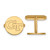 Gold Plated Sterling Silver Georgia Institute of Technology Cuff Links LogoArt