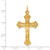 Image of Gold Plated Sterling Silver Inri Crucifix Pendant QC5469