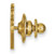 Gold Plated Sterling Silver James Madison University Lapel Pin by LogoArt