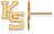 Image of Gold Plated Sterling Silver Kansas State University Small Post LogoArt Earrings