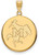 Image of Gold Plated Sterling Silver McNeese State University Large Disc LogoArt Pendant