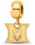 Image of Gold Plated Sterling Silver Miami University X-Small Dangle Bead LogoArt Charm