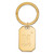 Gold Plated Sterling Silver Navy Key Chain by LogoArt (GP006USN)