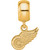 Image of Gold Plated Sterling Silver NHL Detroit Red Wings X-Small Bead Charm by LogoArt