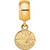 Image of Gold Plated Sterling Silver NHL New York Islanders X-Small Bead Charm by LogoArt