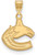 Image of Gold Plated Sterling Silver NHL Vancouver Canucks Small Pendant by LogoArt Image of Gold Plated Sterling Silver NHL Vancouver Canucks Small Pendant by LogoArt