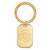 Gold Plated Sterling Silver Ohio State University Key Chain by LogoArt