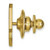 Gold Plated Sterling Silver Ohio State University Lapel Pin by LogoArt
