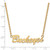 Image of Gold Plated Sterling Silver Ohio State University Med Pendant LogoArt GP085OSU Image of Gold Plated Sterling Silver Ohio State University Med Pendant LogoArt GP085OSU