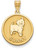 Gold Plated Sterling Silver Personalized Dog Pendant