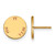 Gold Plated Sterling Silver Pi Beta Phi Enamel Post Earrings by LogoArt GP020PBP