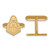 Gold Plated Sterling Silver Purdue Cuff Links by LogoArt (GP047PU)
