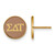 Gold Plated Sterling Silver Sigma Delta Tau Post Earrings by LogoArt GP031SDT