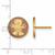 Image of Gold Plated Sterling Silver Sigma Delta Tau Post Earrings by LogoArt GP046SDT