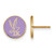 Gold Plated Sterling Silver Sigma Kappa Enamel Post Earrings by LogoArt GP046SKP
