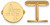 Image of Gold Plated Sterling Silver United States Air Force Academy Cuff Links LogoArt