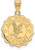 Image of Gold Plated Sterling Silver United States Air Force Academy Pendant LogoArt