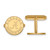 Gold Plated Sterling Silver University of Alabama Cuff Links by LogoArt GP052UAL