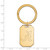 Gold Plated Sterling Silver University of Alabama Key Chain by LogoArt