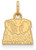 Image of Gold Plated Sterling Silver University of Alabama XSmall Pendant LogoArt GP060 Image of Gold Plated Sterling Silver University of Alabama XSmall Pendant LogoArt GP060