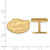 Image of Gold Plated Sterling Silver University of Florida Cuff Links by LogoArt GP012UFL
