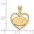 Gold Plated Sterling Silver University of Georgia Pendant in Heart by LogoArt