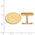 Gold Plated Sterling Silver University of Iowa Cuff Links by LogoArt