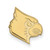 Gold Plated Sterling Silver University of Louisville Lapel Pin LogoArt (GP047UL)