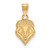 Gold Plated Sterling Silver University of New Mexico Sm Pendant LogoArt GP001UNM