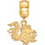 Image of Gold Plated Sterling Silver University of South Carolina Sm Bead LogoArt GP059