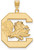 Image of Gold Plated Sterling Silver University of South Carolina XL Pendant by LogoArt