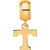 Image of Gold Plated Sterling Silver University of Tennessee X-Small Bead Charm LogoArt