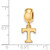 Image of Gold Plated Sterling Silver University of Tennessee X-Small Bead Charm LogoArt